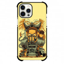 Mad Max Phone Case For iPhone Samsung Galaxy Pixel OnePlus Vivo Xiaomi Asus Sony Motorola Nokia - Mad Max Fury Road Cartoon Art On Yellow Background
