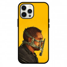 Mad Max Phone Case For iPhone Samsung Galaxy Pixel OnePlus Vivo Xiaomi Asus Sony Motorola Nokia - Mad Max Rockatansky Side Portrait Art On Orange Background