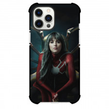 Madame Web Phone Case For iPhone Samsung Galaxy Pixel OnePlus Vivo Xiaomi Asus Sony Motorola Nokia - Dakota Johnson In Madame Web Spider Background