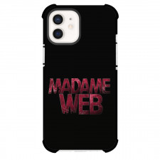 Madame Web Phone Case For iPhone Samsung Galaxy Pixel OnePlus Vivo Xiaomi Asus Sony Motorola Nokia - Madame Web Logo In Black Background