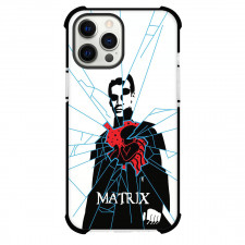 The Matrix Phone Case For iPhone Samsung Galaxy Pixel OnePlus Vivo Xiaomi Asus Sony Motorola Nokia - The Matrix Movie Neo Standing On Broken Mirror Illustration Art