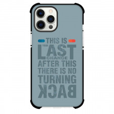 The Matrix Phone Case For iPhone Samsung Galaxy Pixel OnePlus Vivo Xiaomi Asus Sony Motorola Nokia - The Matrix Quote This Is Your Last Chance Gray Background