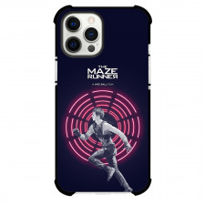The Maze Runner Phone Case For iPhone Samsung Galaxy Pixel OnePlus Vivo Xiaomi Asus Sony Motorola Nokia - The Maze Runner Pink Neon Light On Black Background