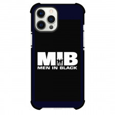 Men In Black Phone Case For iPhone Samsung Galaxy Pixel OnePlus Vivo Xiaomi Asus Sony Motorola Nokia - Men In Black Movie Logo On Black Background