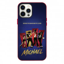 Michael Phone Case For iPhone Samsung Galaxy Pixel OnePlus Vivo Xiaomi Asus Sony Motorola Nokia - Michael Biopic Classic Blue Gold Era Evolution Poster