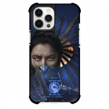 Mortal Kombat II Kitana Phone Case For iPhone Samsung Galaxy Pixel OnePlus Vivo Xiaomi Asus Sony Motorola Nokia - Kitana Portrait With Neon Logo Poster