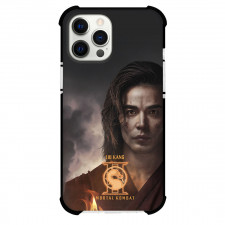 Mortal Kombat II Liu Kang Phone Case For iPhone Samsung Galaxy Pixel OnePlus Vivo Xiaomi Asus Sony Motorola Nokia - Liu Kang Portrait With Neon Orange Logo Poster