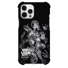 Night Of The Living Dead Phone Case For iPhone Samsung Galaxy Pixel OnePlus Vivo Xiaomi Asus Sony Motorola Nokia - Eaten Alive Grayscale Poster