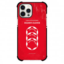 Ocean Eleven Phone Case For iPhone Samsung Galaxy Pixel OnePlus Vivo Xiaomi Asus Sony Motorola Nokia - Ocean Eleven Minimal Red Movie Poster
