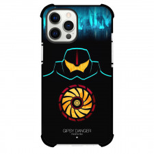Pacific Rim Phone Case For iPhone Samsung Galaxy Pixel OnePlus Vivo Xiaomi Asus Sony Motorola Nokia - Pacific Rim Gipsy Danger Illustration Art On Black Background