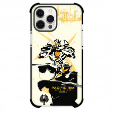 Pacific Rim Phone Case For iPhone Samsung Galaxy Pixel OnePlus Vivo Xiaomi Asus Sony Motorola Nokia - Pacific Rim Gipsy Avenger Illustration Art On Beigie Background
