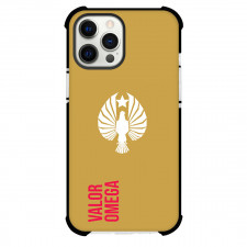 Pacific Rim Phone Case For iPhone Samsung Galaxy Pixel OnePlus Vivo Xiaomi Asus Sony Motorola Nokia - Pacific Rim Valor Omega On Brown Background