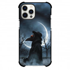 Famous Movie Plague Doctor Phone Case For iPhone Samsung Galaxy Pixel OnePlus Vivo Xiaomi Asus Sony Motorola Nokia - Plague Doctor Evil Owl in Black