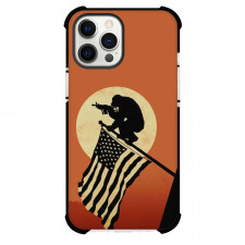 Planet of the Apes For iPhone Samsung Galaxy Pixel OnePlus Vivo Xiaomi Asus Sony Motorola Nokia - Ape Holding Gun Side Portrait