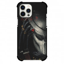 Predator Phone Case For iPhone Samsung Galaxy Pixel OnePlus Vivo Xiaomi Asus Sony Motorola Nokia - Half Face Portrait Black Background