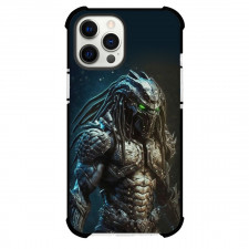 Predator Phone Case For iPhone Samsung Galaxy Pixel OnePlus Vivo Xiaomi Asus Sony Motorola Nokia - Standing Side Portrait Snow Background