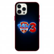 PAW Patrol The Dino Movie Phone Case For iPhone Samsung Galaxy Pixel OnePlus Vivo Xiaomi Asus Sony Motorola Nokia - PAW Patrol 3 Official Logo On Dark Background