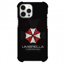 Resident Evil Phone Case For iPhone Samsung Galaxy Pixel OnePlus Vivo Xiaomi Asus Sony Motorola Nokia - Resident Evil Umbrella Corporation Logo On Black Backgroun