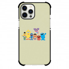 Sesame Street Phone Case For iPhone Samsung Galaxy Pixel OnePlus Vivo Xiaomi Asus Sony Motorola Nokia - Sesame Street Baby Character Clip Art On Lime Green Background