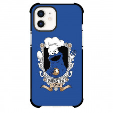 Sesame Street Cookie Monster Phone Case For iPhone Samsung Galaxy Pixel OnePlus Vivo Xiaomi Asus Sony Motorola Nokia - Sesame Street Cookie Monster Chef Standing Blue Background