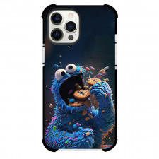 Sesame Street Cookie Monster Phone Case For iPhone Samsung Galaxy Pixel OnePlus Vivo Xiaomi Asus Sony Motorola Nokia - Sesame Street Cookie Monster Eating 3D Poster