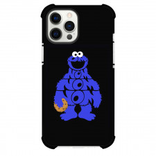 Sesame Street Cookie Monster Phone Case For iPhone Samsung Galaxy Pixel OnePlus Vivo Xiaomi Asus Sony Motorola Nokia - Sesame Street Cookie Monster Typography Nom Nom Poster