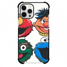 Sesame Street Phone Case For iPhone Samsung Galaxy Pixel OnePlus Vivo Xiaomi Asus Sony Motorola Nokia - Sesame Street Character Avatar Half Face Drawing