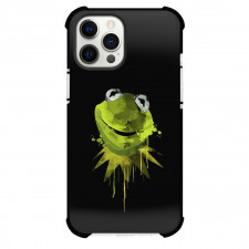 Sesame Street Kermit The Frog Phone Case For iPhone Samsung Galaxy Pixel OnePlus Vivo Xiaomi Asus Sony Motorola Nokia - Sesame Street Kermit The Frog Avatar Paint On Black Background