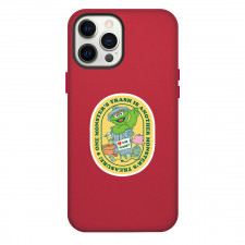 Sesame Street Oscar The Grouch Phone Case For iPhone Samsung Galaxy Pixel OnePlus Vivo Xiaomi Asus Sony Motorola Nokia - Sesame Street Oscar The Grouch Monster Treasure Badge Sticker