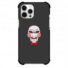 Saw Phone Case For iPhone Samsung Galaxy Pixel OnePlus Vivo Xiaomi Asus Sony Motorola Nokia - Saw Jigsaw Avatar On Black Background