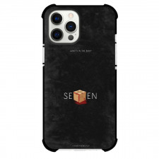 Se7en Phone Case For iPhone Samsung Galaxy Pixel OnePlus Vivo Xiaomi Asus Sony Motorola Nokia - Se7en What Is In The Box Poster Black Background