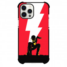 Shazam Phone Case For iPhone Samsung Galaxy Pixel OnePlus Vivo Xiaomi Asus Sony Motorola Nokia - Shazam DC Comics Art Red Background