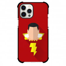 Shazam Phone Case For iPhone Samsung Galaxy Pixel OnePlus Vivo Xiaomi Asus Sony Motorola Nokia - Shazam Minimalist Art On Red Background