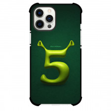 Shrek 5 Phone Case For iPhone Samsung Galaxy Pixel OnePlus Vivo Xiaomi Asus Sony Motorola Nokia - Shrek 5 Green Number Logo On Green Background