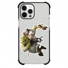 Shrek Phone Case For iPhone Samsung Galaxy Pixel OnePlus Vivo Xiaomi Asus Sony Motorola Nokia - Characters Shrek Hanging from a Rope Illustration