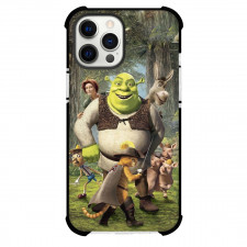 Shrek Phone Case For iPhone Samsung Galaxy Pixel OnePlus Vivo Xiaomi Asus Sony Motorola Nokia - Characters Smiling Forest Background