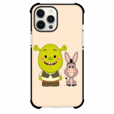 Shrek Phone Case For iPhone Samsung Galaxy Pixel OnePlus Vivo Xiaomi Asus Sony Motorola Nokia - Shrek and Donkey Chibi Art