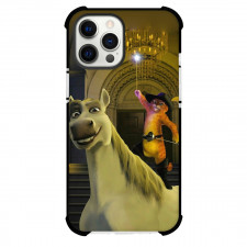 Shrek Phone Case For iPhone Samsung Galaxy Pixel OnePlus Vivo Xiaomi Asus Sony Motorola Nokia - Donkey and Puss In Boots Star Wand Portrait