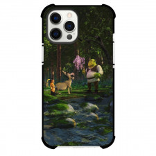 Shrek Phone Case For iPhone Samsung Galaxy Pixel OnePlus Vivo Xiaomi Asus Sony Motorola Nokia - Shrek and Donkey talking Trees Background