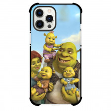 Shrek Phone Case For iPhone Samsung Galaxy Pixel OnePlus Vivo Xiaomi Asus Sony Motorola Nokia - Shrek Fiona and Three Babies Portrait