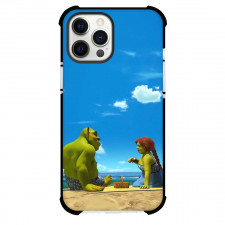 Shrek Phone Case For iPhone Samsung Galaxy Pixel OnePlus Vivo Xiaomi Asus Sony Motorola Nokia - Shrek And Ogre Fiona At The Beach Side Portrait