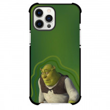 Shrek Phone Case For iPhone Samsung Galaxy Pixel OnePlus Vivo Xiaomi Asus Sony Motorola Nokia - Shrek Green Background Portrait