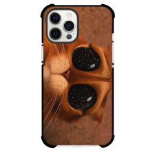Shrek Puss In Boots Phone Case For iPhone Samsung Galaxy Pixel OnePlus Vivo Xiaomi Asus Sony Motorola Nokia - Puss In Boots Starry Sad Eyes Portrait