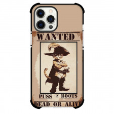 Shrek Puss In Boots Phone Case For iPhone Samsung Galaxy Pixel OnePlus Vivo Xiaomi Asus Sony Motorola Nokia - Wanted Puss in Boots Poster