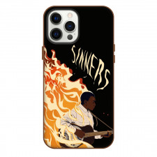 Sinners Smoke Phone Case For iPhone Samsung Galaxy Pixel OnePlus Vivo Xiaomi Asus Sony Motorola Nokia - Smoke Playing Guitar Side Portrait Series Poster