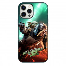 Star Wars The Mandalorian And Grogu Phone Case For iPhone Samsung Galaxy Pixel OnePlus Vivo Xiaomi Asus Sony Motorola Nokia - Star Wars The Mandalorian And Grogu Grappling Series Poster