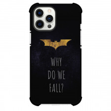 The Dark Knight Phone Case For iPhone Samsung Galaxy Pixel OnePlus Vivo Xiaomi Asus Sony Motorola Nokia - The Dark Knight Why Do We Fall Poster