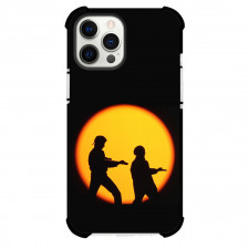 The Karate Kid Phone Case For iPhone Samsung Galaxy Pixel OnePlus Vivo Xiaomi Asus Sony Motorola Nokia - The Karate Kid Daniel Miyagi Practice Karate Silheutte Background