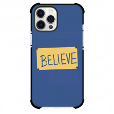 Ted Phone Case For iPhone Samsung Galaxy Pixel OnePlus Vivo Xiaomi Asus Sony Motorola Nokia - Ted Movie Believe Sticker On Blue Background