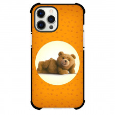 Ted Phone Case For iPhone Samsung Galaxy Pixel OnePlus Vivo Xiaomi Asus Sony Motorola Nokia - Ted Laying On Floor Orange Background